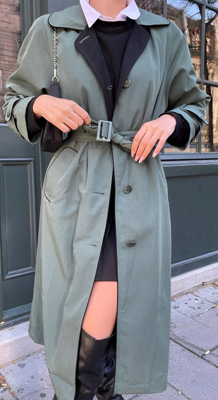 Charlotte - Long manteau gris