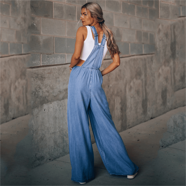 Sanura - Jumpsuit en denim pour femme